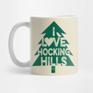 Hocking Hills Love Tree Green Mug